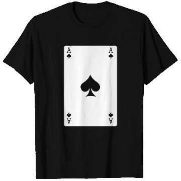 Discover Spades Ace playing card T Shirts
