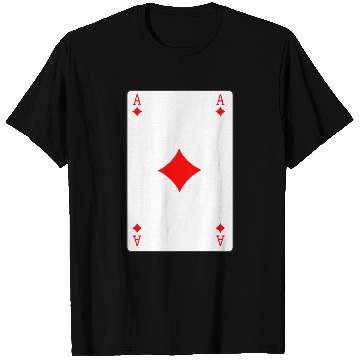 Discover Diamonds Playing card ace T Shirts