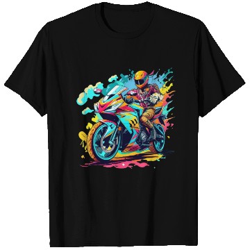 Discover Legend cross motocycle Biker Road Trip T Shirts