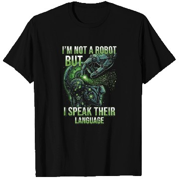 Discover Robotics Engineer I'm Not A Robot T Shirts