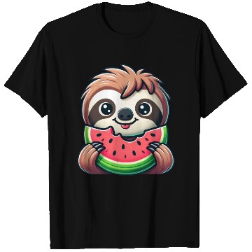Discover Sloth Summer Fruit Melon T Shirts