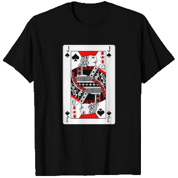 Discover Jack Playing card of spades T Shirts