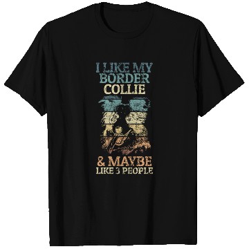 Discover Border Collie Enthusiast Unique Artwork Design T Shirts