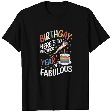 Discover Birthgay Gay Pride Flag Pride Month Equal Rights T Shirts