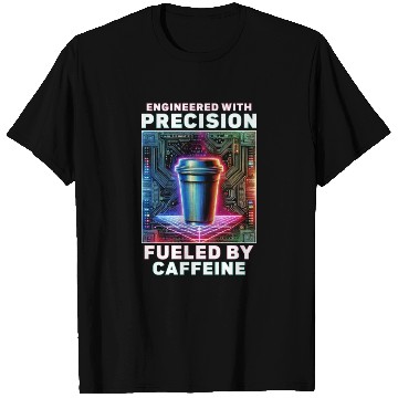 Discover Robotics Engineer Fueled By Caffeine T Shirts