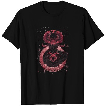 Discover Dark samurai or devil in red and black colors T Shirts