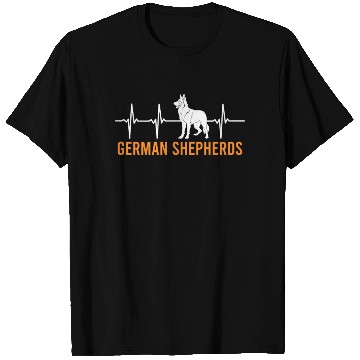 Discover German Shepherd HEART BEAT German Shepherds T Shirts