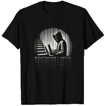 Discover Robotics Engineer While (!(succeed=Try())); T Shirts