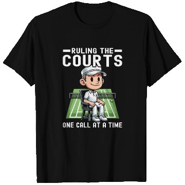 Discover Tennis Umpire Ref Sports Game Official Referee T Shirts