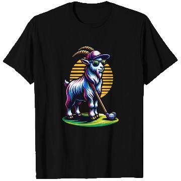 Discover Goat Golfer Golf Course Dog Owner T Shirts
