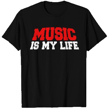 Discover Music Is My Life Party Club Concert Sound Love T Shirts