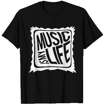 Discover Music Is My Life Party Club Concert Sound Love T Shirts