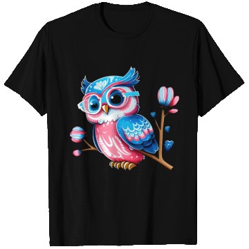 Discover Red White and Blue Owl T Shirts