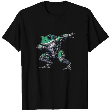 Discover Cool Robot Frog Dabbing Mech Cyborg T Shirts