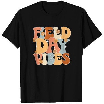 Discover Field Day Vibes Outdoor Sunshine Flowers T Shirts
