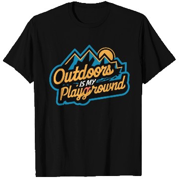Discover Outdoor is my Playground T Shirts