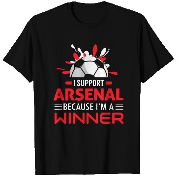 Discover Football Soccer Arsenal I Support Arsenal T Shirts