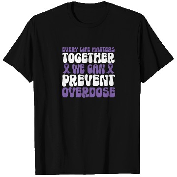 Discover Overdose Awareness – In August We Wear Purple T Shirts