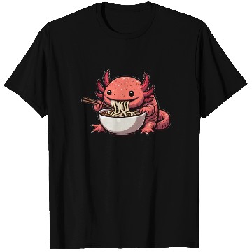 Discover Ramen time for the axolotl T Shirts