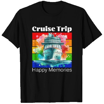 Discover cruise trip happy memories T Shirts