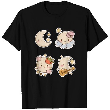 Discover Cute Kawaii moons T Shirts