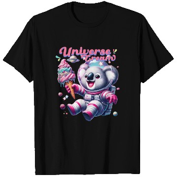 Discover Cosmic Ice Cream Delight T Shirts
