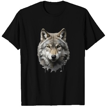 Discover Wolf Gradient Ombre T Shirts