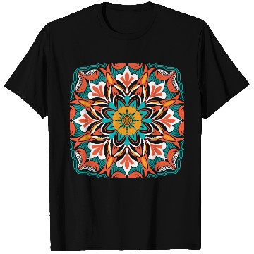 Discover Floral and stripes pattern T Shirts