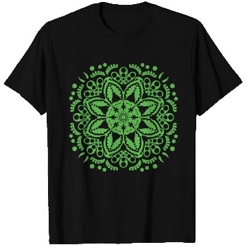 Discover Green floral lace pattern T Shirts