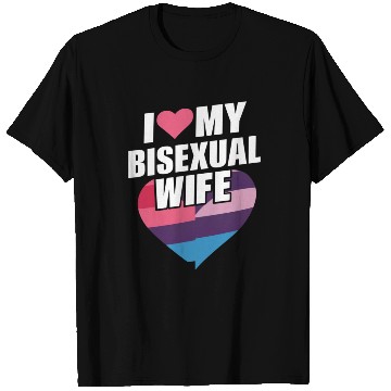 Discover I Love My Bisexual Wife Bi Pride Bisexual Flag T Shirts