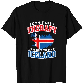 Discover Iceland Flag Embrace The Northern Lights Design T Shirts