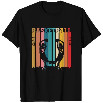Discover Basketball with sunset T Shirts