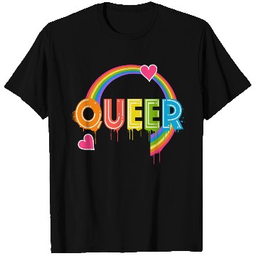 Discover Queer Typo for Pride Month Equal Rights LGBTQ T Shirts