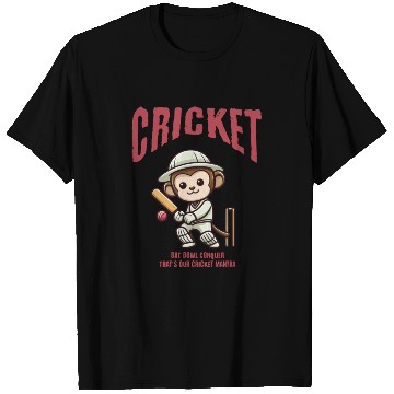 Discover Cricket Monkey T Shirts