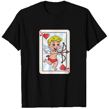 Discover Playing card with cupid T Shirts