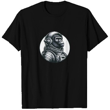 Discover Chimpanzee Astronaut in Space T Shirts