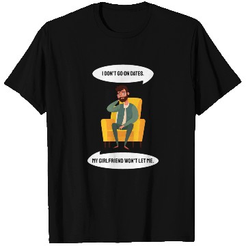 Discover Sad man sitting in an armchair T Shirts