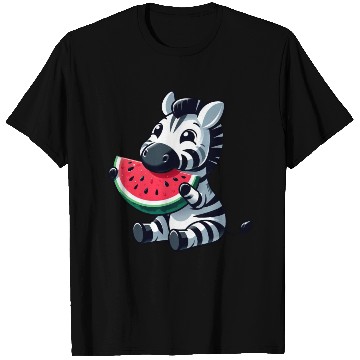 Discover Zebra melon watermelon fruit fruity T Shirts