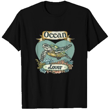 Discover Ocean Lover Sea Turtle T Shirts
