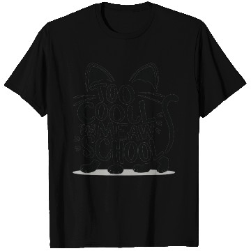 Discover Cat typography T Shirts
