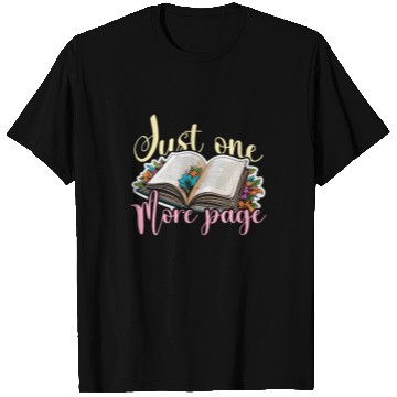 Discover Reading Just One More Page Literature Avid Reader T Shirts