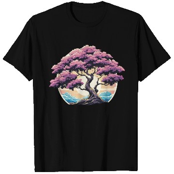 Discover Zen nature purple tree T Shirts