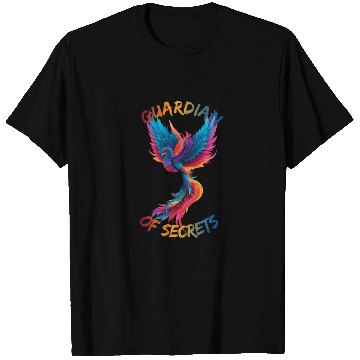 Discover Colorful bird with open wings T Shirts