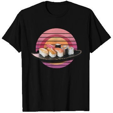 Discover Retro sushi T Shirts