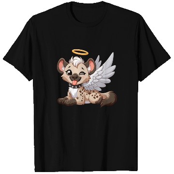 Discover Hyena angel wings halo fantasy T Shirts