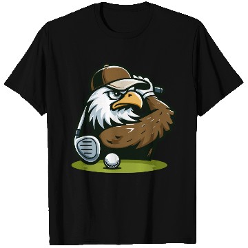Discover Eagle Eye Golfer: T Shirts Time Champion