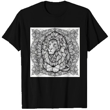 Discover Lion Mandala T Shirts