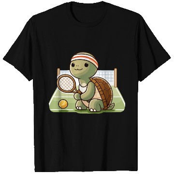 Discover Game Set Match: Turtle Tennis Pro T Shirts