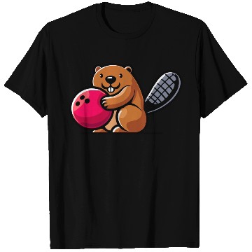 Discover Strike Master: Bowling Beaver T Shirts