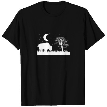 Discover Bison eating Grass Animal T Shirts